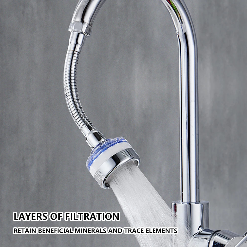 Faucet Mount Filters Pressurized Sink Faucet Water Filter Universal Bath Faucet Connector Splash Proof for Home Bathroom Kitchen