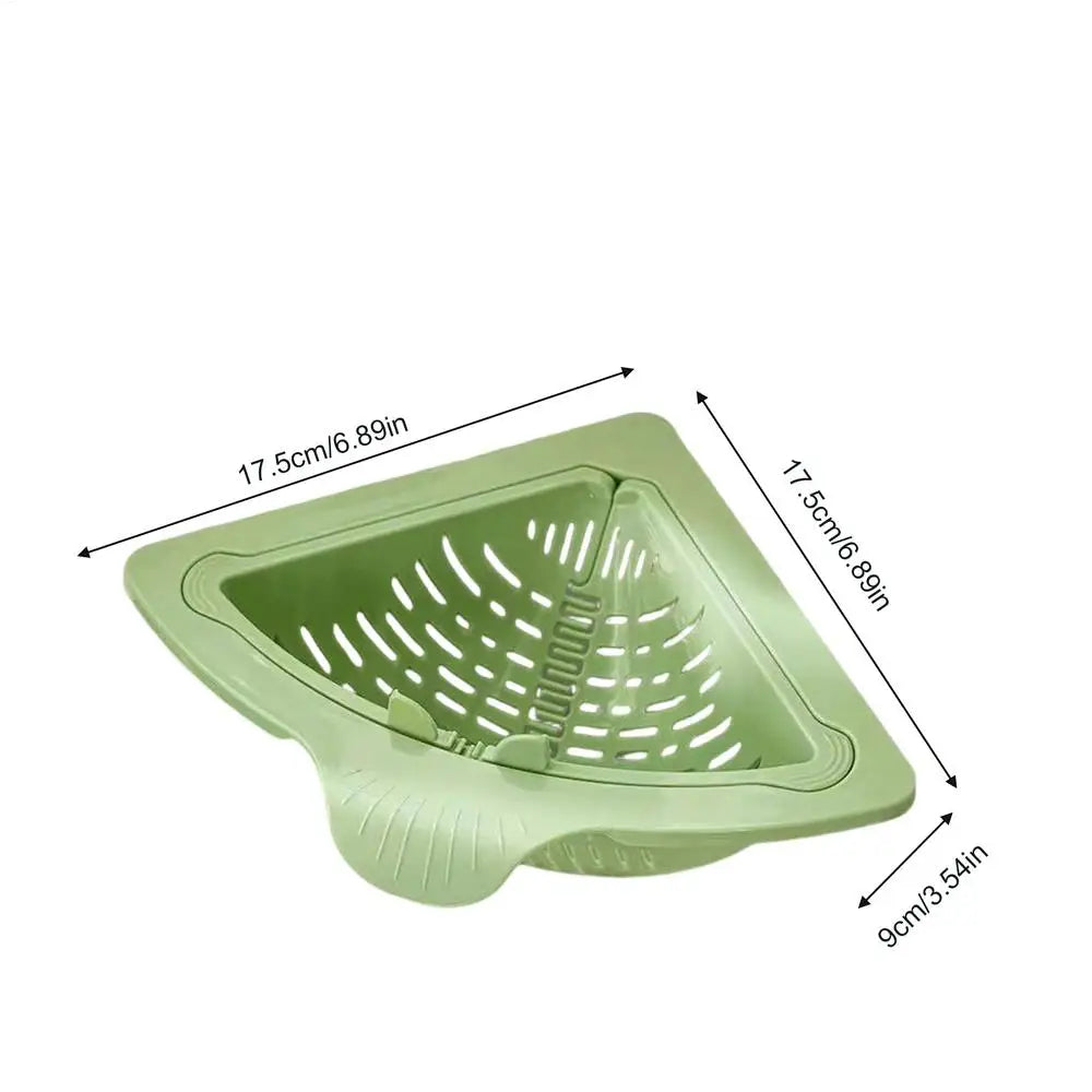 Storage Container Capacity Suction Cup Kitchen Sink Strainer Basket with Simple Installation Corner Sink Trash for Kitchen
