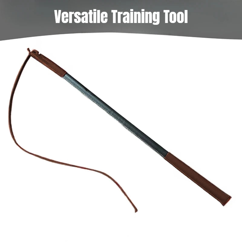 "Powerful and durable" dog whip anti-slip handle pet behavior correction training whip