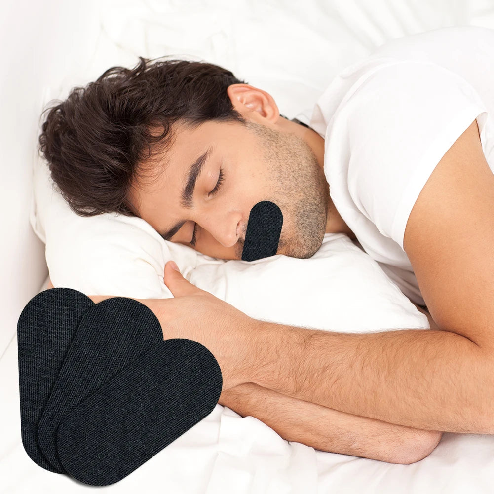 30Pcs Sleeping Mouth Tape Breathable Micropore Tape Self Adhesive Anti Snore Mouth Tape Multi-Function for Men & Women