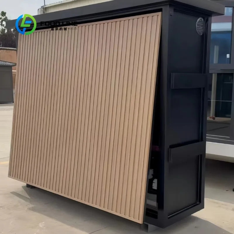 Customized Portable Folding Outdoor Kitchen Mini Integrated House With Smart Appliances For Camp Bbq