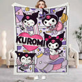 Luxury Blanket for Sofas Kawaii Kuromis Bed Blankets King Size Home Interior Fluffy Plaid Throw Knee Soft Nap & Throws Sofa Fur