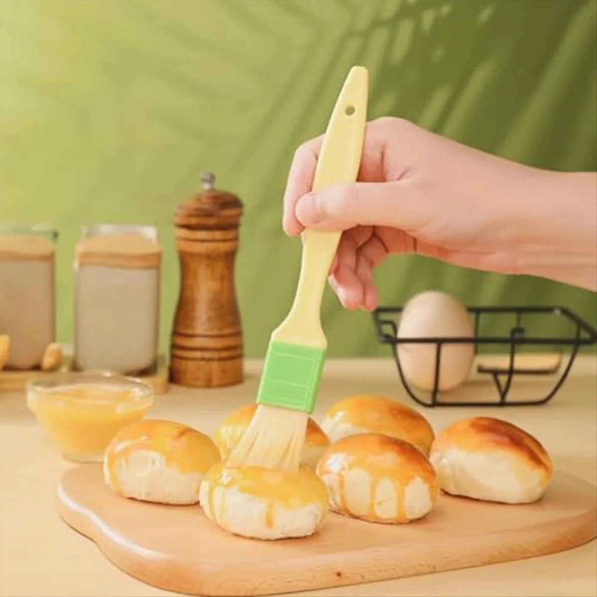 FAIS DU 1PC Oil Brush Pastry Basting Brush Food Brush Spread Oil Butter Sauce for BBQ Grill Baking Kitchen Cooking