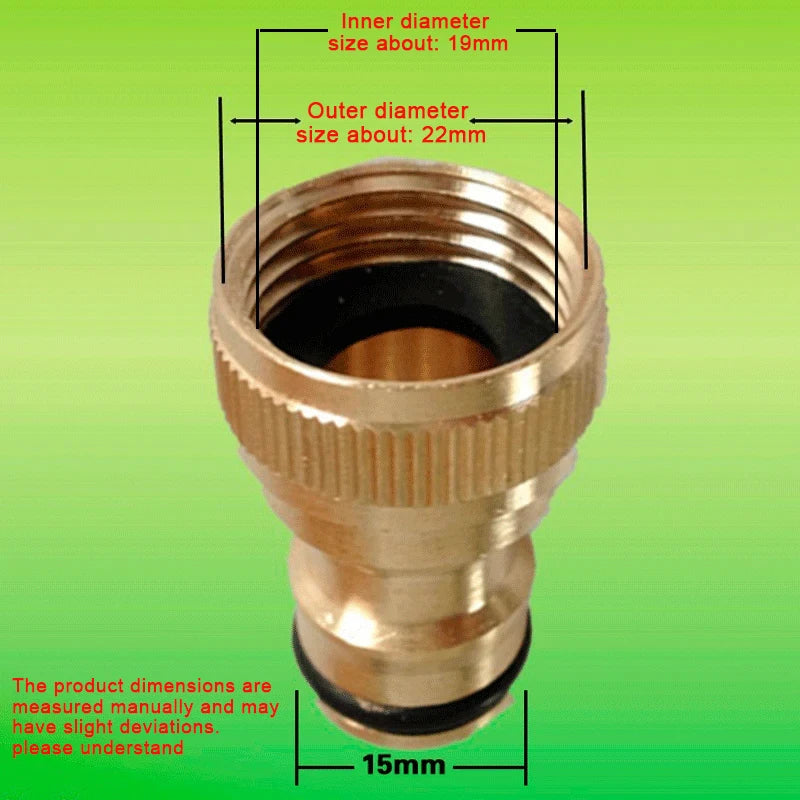 2Pcs Thread Connector Faucet Hose Tap Water Adapter Quick Connector Water Pipe Fittings Home Replacement Accessory