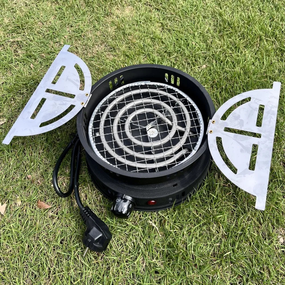 220V/1000W Hookah Shisha Coal Burner Hot Plate Barbecue Electric Stove Kitchen Cooking Coffee Heater  Fast Burning  EU Plug