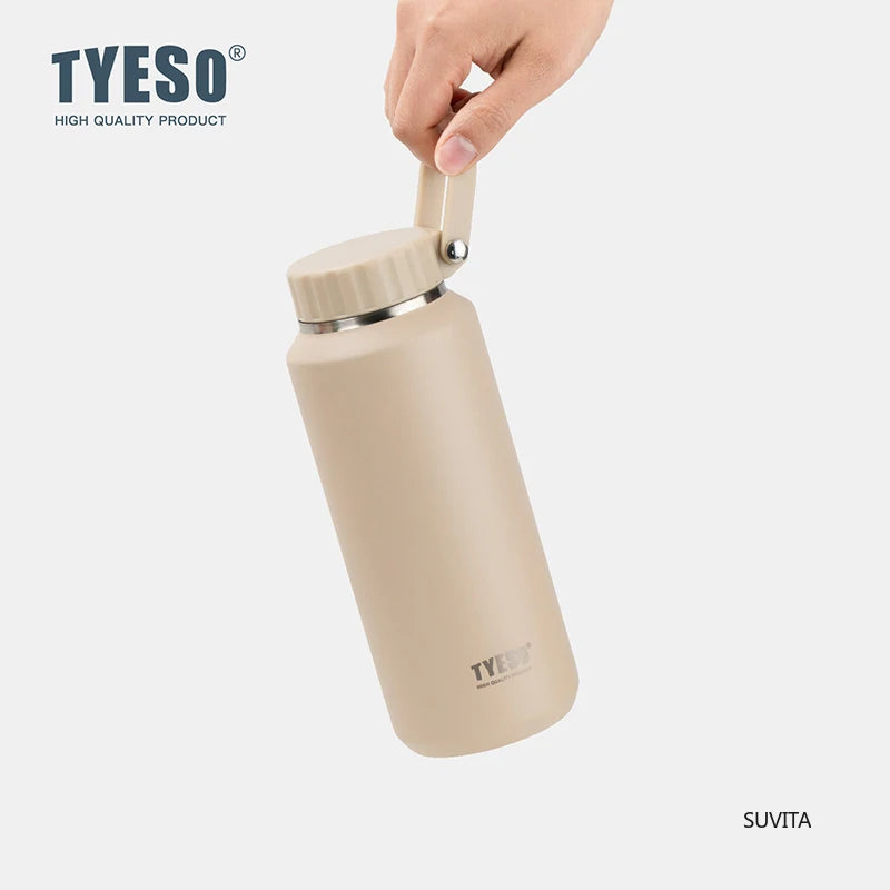 Tyeso 500/710MLStainless Steel Thermos Water Bottle Car Thermal Cup Sports Water Bottles Keeps Cold and Heat Thermal Mug