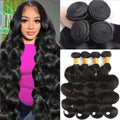 30 40 Inch Body Wave 1 3 4 Bundles Brazilian Remy 100% Unprocessed Raw Virgin Human Hair Wavy Double Bundles Weave Extensions