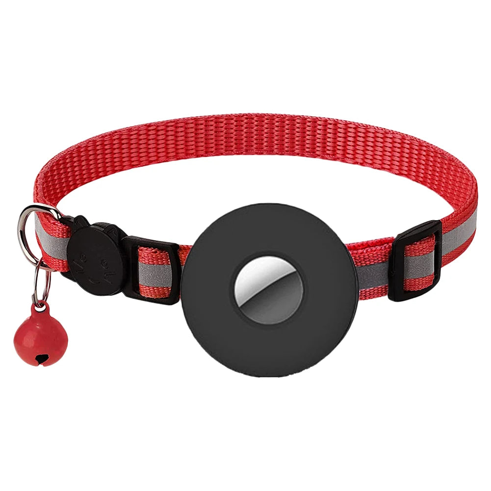 Portable Gps Tracker Lightweight Fashion Locator Collar for Cat Inteligent Cat Tracker Adjustable Size （Not Include Tracker！）