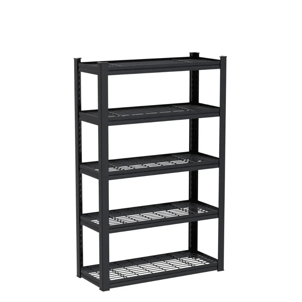 Garage Shelving 3000LBS, 5-Tier Storage Shelves, Adjustable Industrial Metal Shelving Unit for Garage, Basement,, Customized