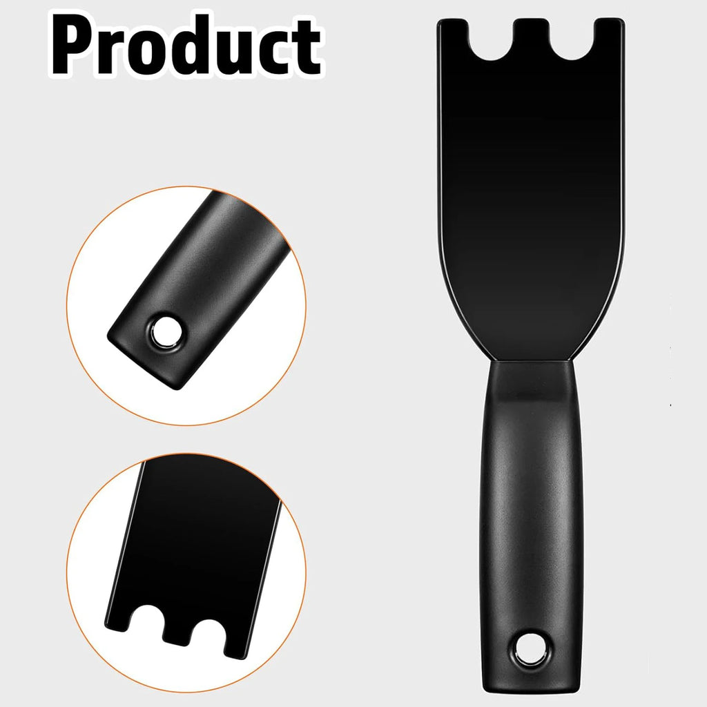 Grill Scraper Spatula for George Foreman And Other Indoor Grills Non-Stick Cleaner Brush Nylon Indoor Grill Tool with Grooves