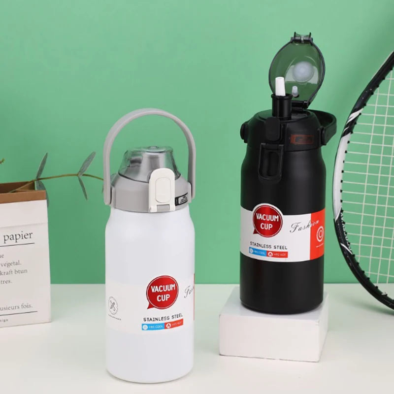 1700mL Portable Vacuum Mug Thermos Insulated Cup Tumble Large Capacity Thermal Thermo Water Bottle Stainless Steel Thermo Bottle
