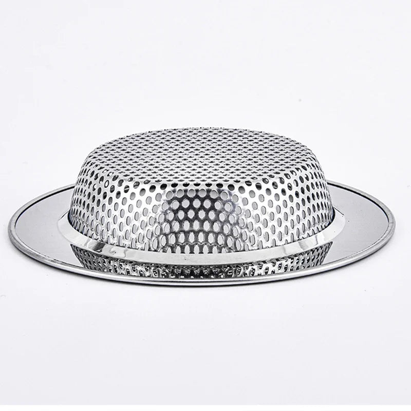 Stainless Steel Sink Drain Strainer for Kitchen Bathroom Metal Mesh Sink Drain Hole Strainer Trap Filter Floor Drain Cover