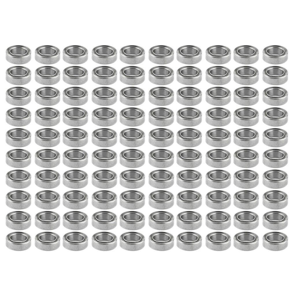 100Pcsk 5x8x2.5mm Metal Shielded Ball Bearing Steel Bearings MR85ZZ Bearings