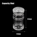 Transparen Spices Bottles Salt Pepper Shakers Acrylic Barbecue Seasoning Jars Condiment Box Home Kitchen Powder Storage Can