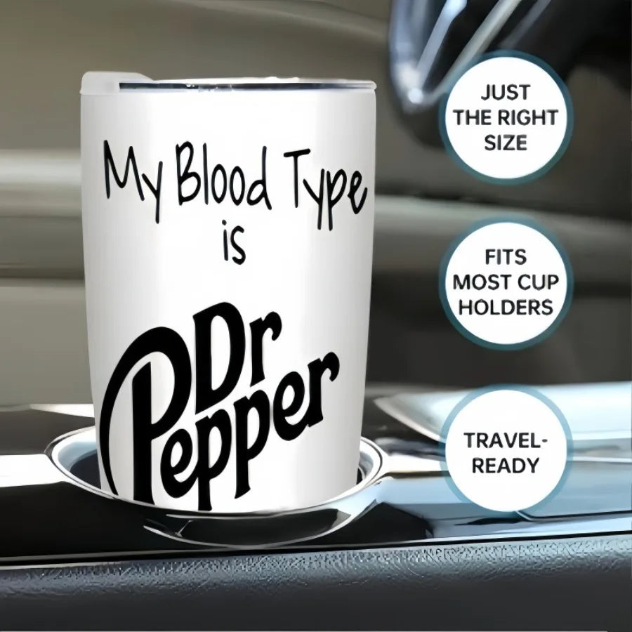 20 Ounce Stainless Steel Insulated Coffee Cup -  Suitable for Hot and Cold Beverages, Easy To Clean, A Perfect Gift