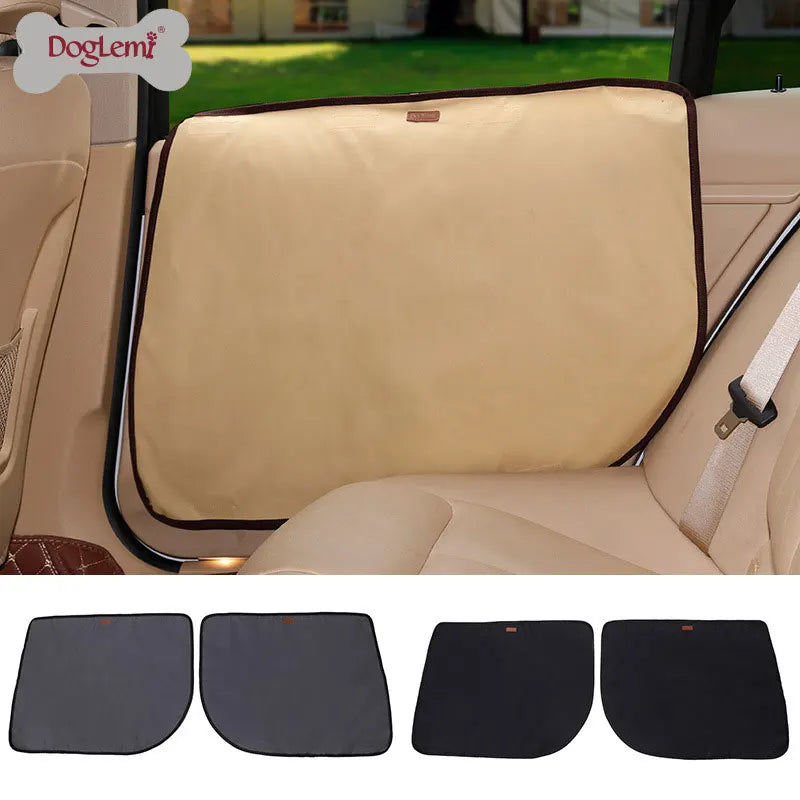 2 Pack Car Door Cover Pet Dog Car Door Protector Waterproof Pet Anti Scratch Vehicle Door Protector Back Window Scratching Cover