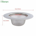 bowarepro 11/9/7cm  Shower Steel Bath Her Catcher Stopper Shower Drain Hole Filter Trap Metal Sink Strainer Bathroom Plug Filter