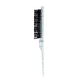 1pc crystal plastic fluffy comb with fine lines hair styling comb back combing hair salon tool comb Special for real hair wigs