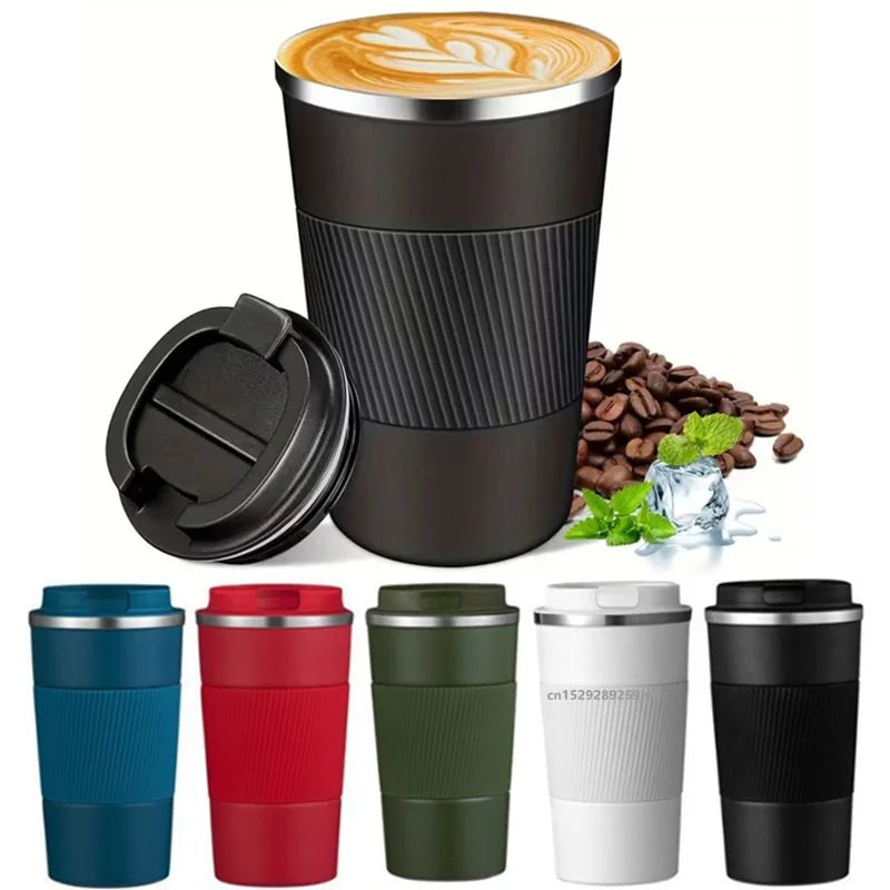 1PC 380ml/510ml Stainless Steel Coffee Cup Leak-Proof Thermal Mug Insulated Bottle Car Garrafa Termica Cafe Copo Termico Caneca