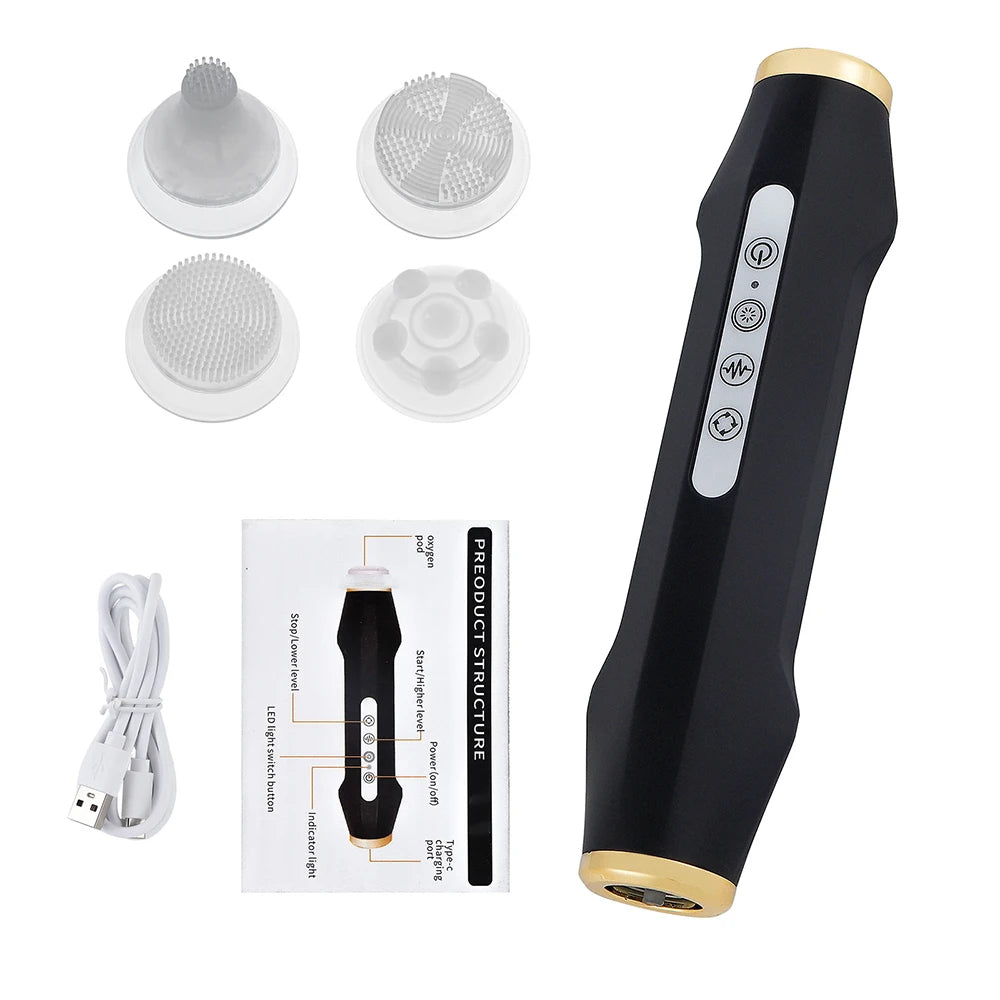 Portable Oxygen Bubble Pen CO2 Oxygen Handheld Facial CO2 Gel Facial Skin Care Device Facial SPA Oxygen Bubble Facial Machine