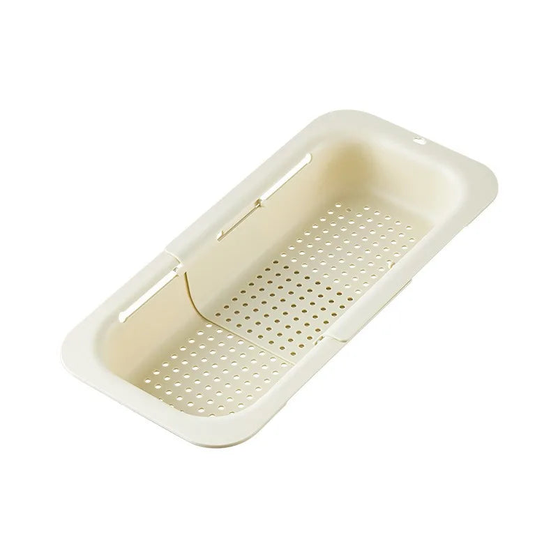 Multi-functional Telescopic Draining Basket Large-capacity Placement Rack Draining Wonder Kitchen Sink for Bowls and Chopsticks