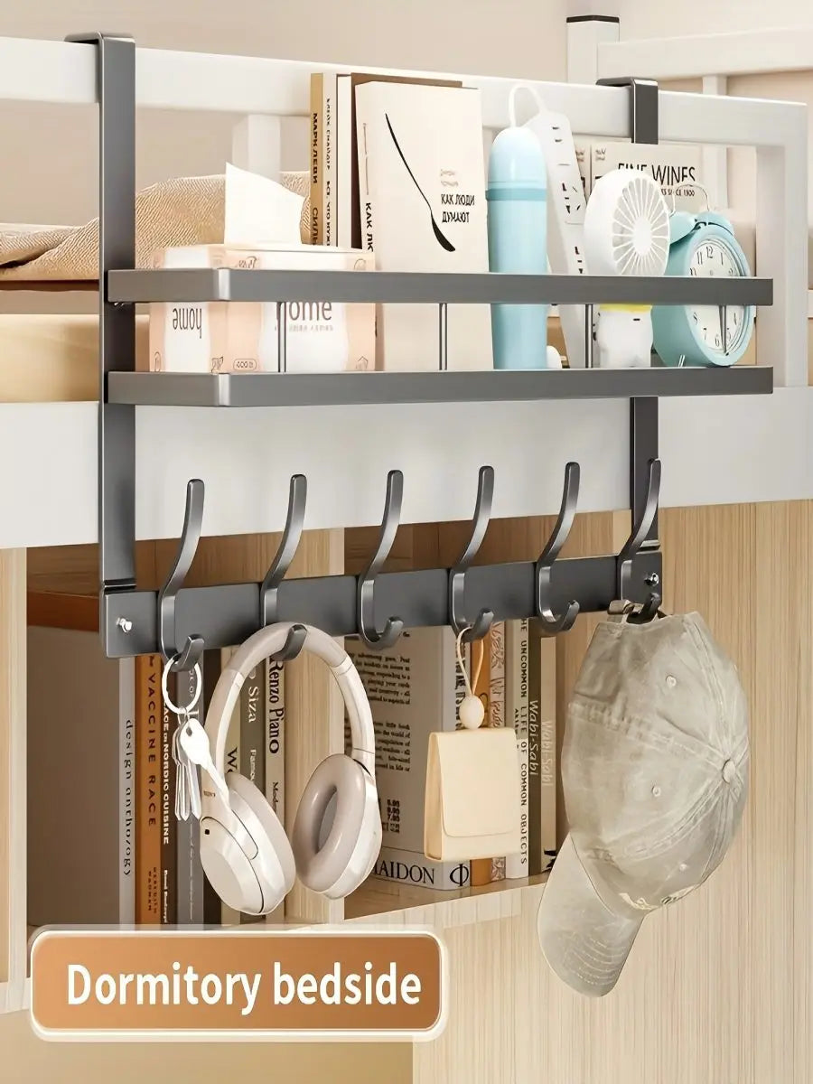 Multifunctional Metal Over-the-Door Storage Rack Easy Install For Kitchen Bathroom Bedroom Xmas Gift | 24-hour Shipping