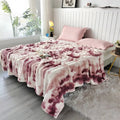 2025 new gradual change color bubble fleece blanket double-sided milk fleece sofa blanket air conditioner nap small blanket