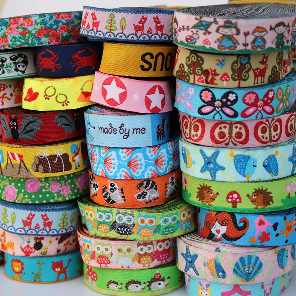 10 YARD 5/8" Inch 16MM Animal Cartoon Ribbon Decorative Dog Leash Lace