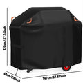 210D BBQ Stove Cover,Rainproof Dust Thread Tear-Proof Bbq Gas Oven Cover with Adjustable Hem Drawstring Reflective Strip Handle