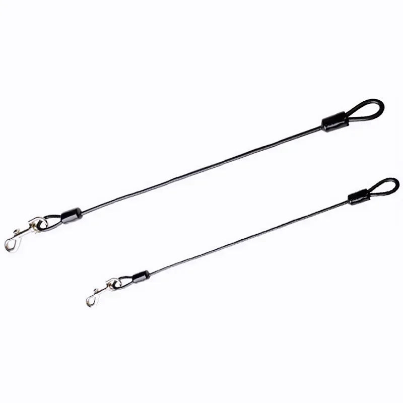 Dog Leash Extend Leashes 45cm Anti-bite Dogs Leashes Stainless Steel Wire Rope Leash for Dog Walking Dogs Chain Pet Accessories