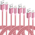4 PCS (3ft 6ft 6ft 10ft) Charging Cable MFi Certified USB Cable Nylon Braided Fast Charging Cord Compatible For iphone