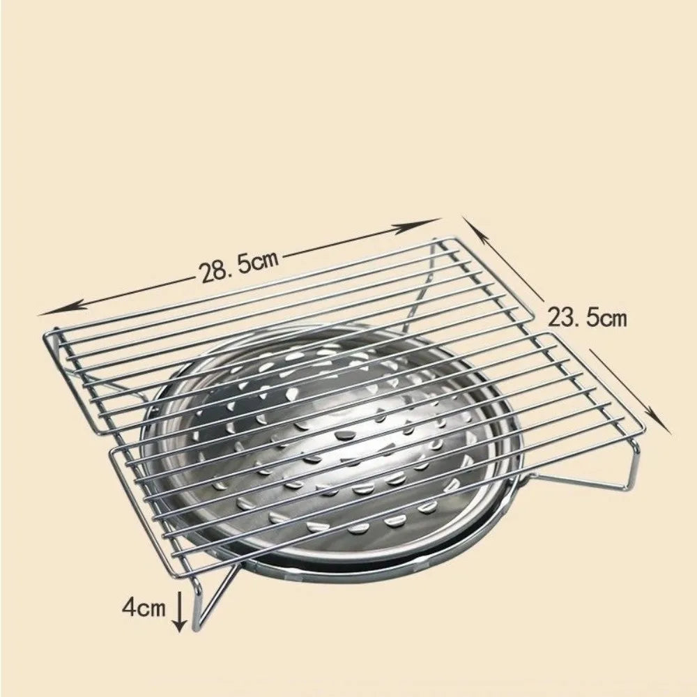 on Household Stove Kitchen Barbecue Grill Cooking Utensils Single Person Serving BBQ Grill Outdoor Cooking Tools