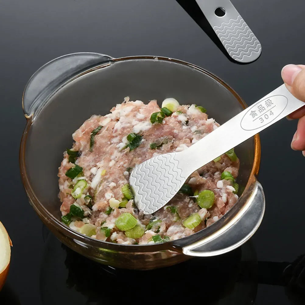 304 Stainless Steel Dumpling Spoon Set (3PC) | Wonton & Dumpling Making Tools | Commercial Kitchen & Home Cooking Utensils