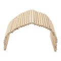 Pet Climbing Bridge Flexible Bendable Wooden Tunnel Ladder Toxic Free for Hamsters for Rabbits