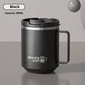 480ML  Stainless Steel Double Wall Insulated Coffee Mug With Handle Keeps Cold and Heat Thermal Mug Leak-proof Drinking Cup