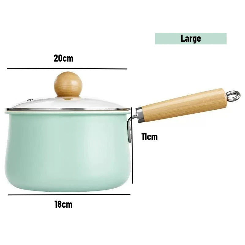 JUSTINLAU 20cm Diameter Non Stick Pan Eco-Friendly Suitable for Outdoor Use in The Home utensílios de cozinha cooking pot