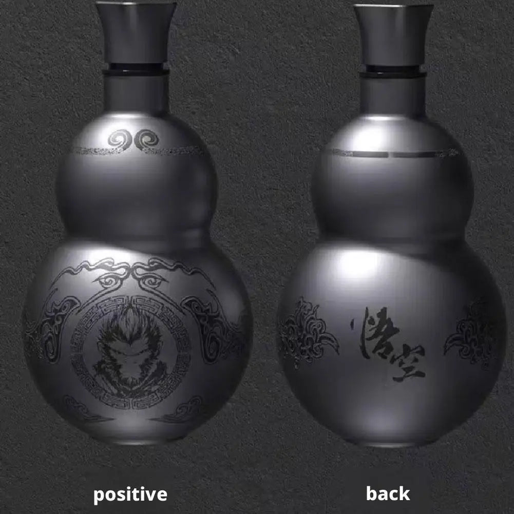 Portable Wukong Theme Stainless Steel Gourd Style Water Bottle Large Capacity Thermal Insulation Cup Game Fans Men Boy Gift