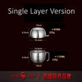 3 in 1 304 Stainless Steel Instant Noodle Bowl LFGB Certification 1100ml Ramen Bowl with 800ml Cover Heat Insulation Dinerware