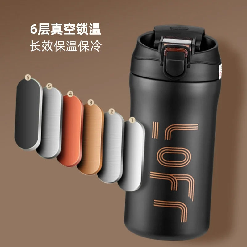 New 316 stainless steel insulated cup - stylish sports coffee cup - large capacity - gift - travel, office, vehicle, outdoor use
