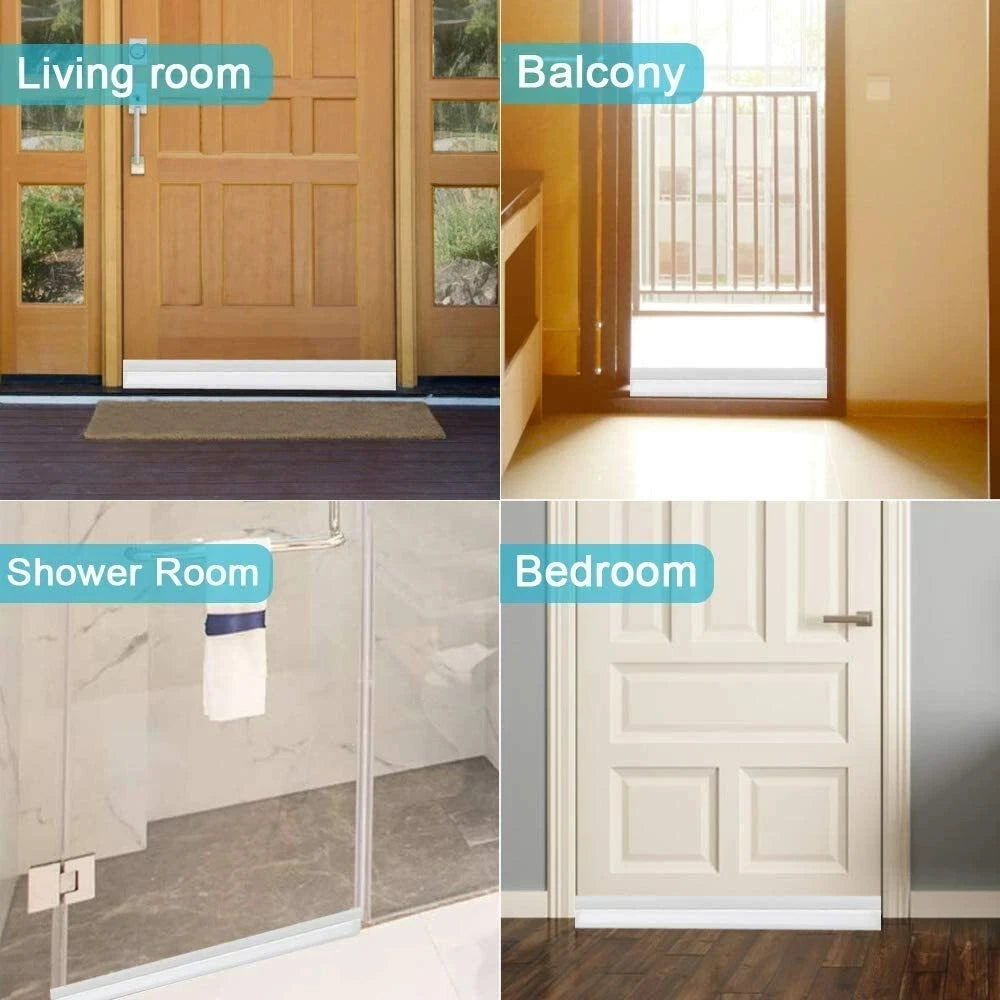 Bestselling New Silicone Under Door Sweep Weather Stripping Door Draft Stopper Blocker Insulator Noise Stopper Strong Adhesive
