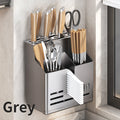 kitchen knife holder, rack, wall hanging cutter, chopstick cage, chopstick tube, stainless steel
