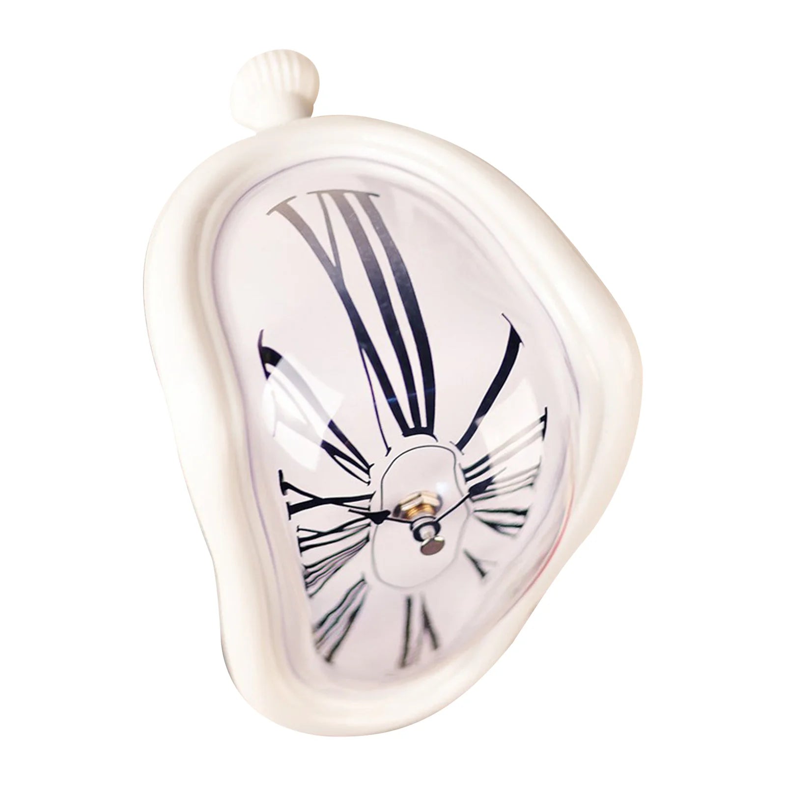 Melting Clock Surrealism Melting Clock Creative Table Twisting Clock Exquisite Vintage Melting Table Clock Gifts for Art Lovers