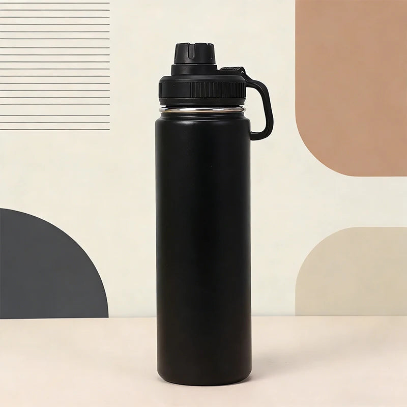 750ml Water Cup Sports Bottle Water Bottle Stainless Titanium Vacuum Portable Leakproof Outdoor Cup Birthday Gift