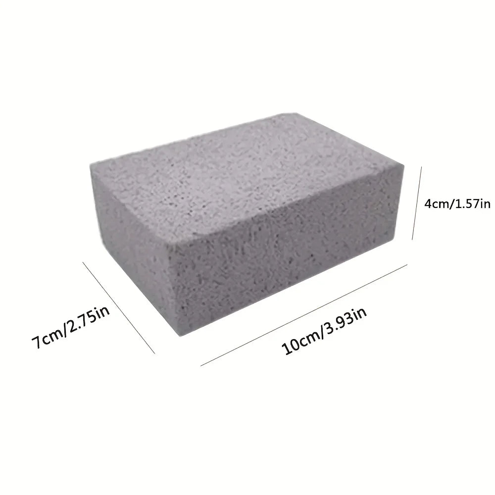 1pc BBQ Grill Cleaning Brick Block BBQ Racks Stains Grease Cleaner Effectively RemoveTool Grey Kitchen Gadgets Barbecue Cleaning