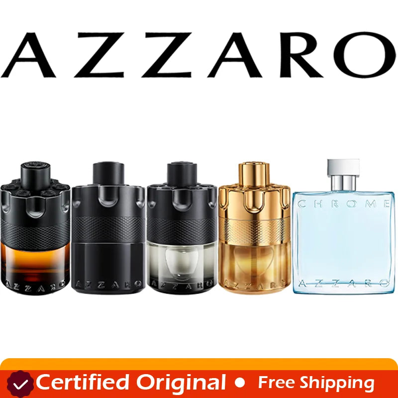 Azzaro The Most Wanted Eau De Parfum Intense Woody Seductive Mens Cologne Fougère Ambery Spicy Fragrance for Date Night