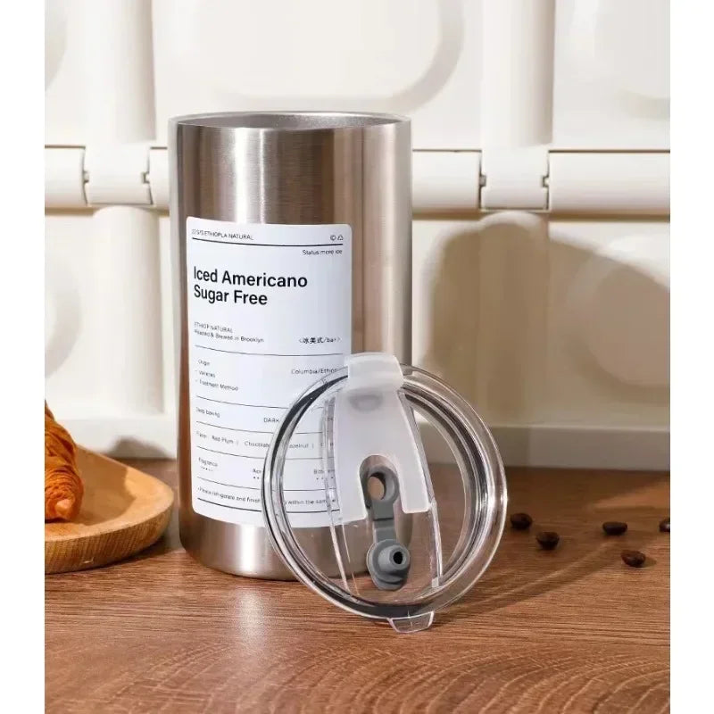 320/600ml Stainless Steel Coffee Mug Thermoses Double Wall Vacuum Flask Insulated Cup Portable Mugs Coffee Cups Water Bottles