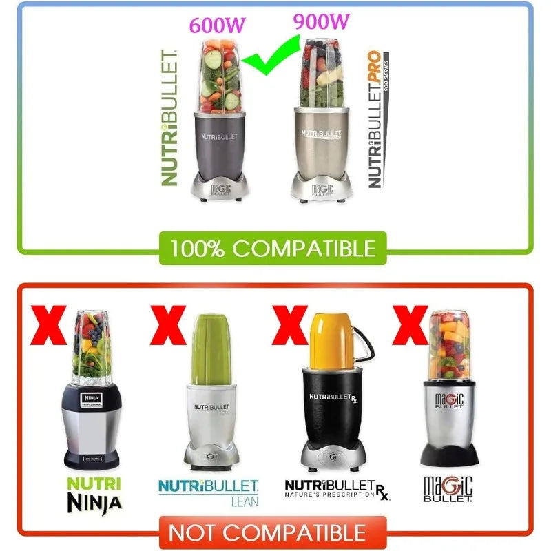 18oz 24oz 32oz Juicer Cup Extractor Cross Blade Fit for 600W 900W Nutribullet Blender Replacement Parts Blender Blade Parts