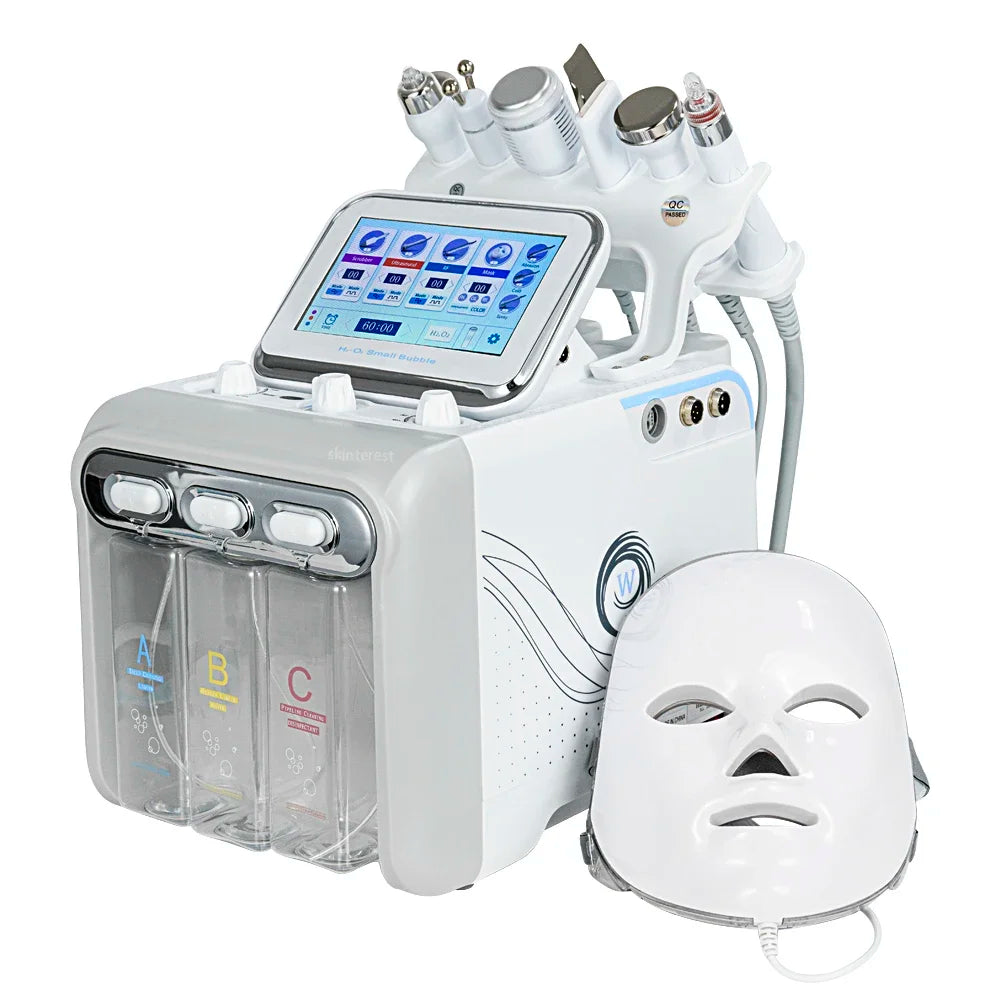 7in1Small Bubble Facial Machine Water Oxygen Jet Hydro Diamond Peeling Microdermabrasion Deep water replenishment Deep cleaning