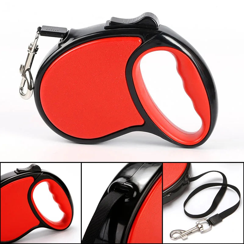 Dog Leash Lead Strong Nylon Puppy Traction Rope Chihuahua Pet Supplies For Small Medium Large Dogs Cats Automatic Retractable