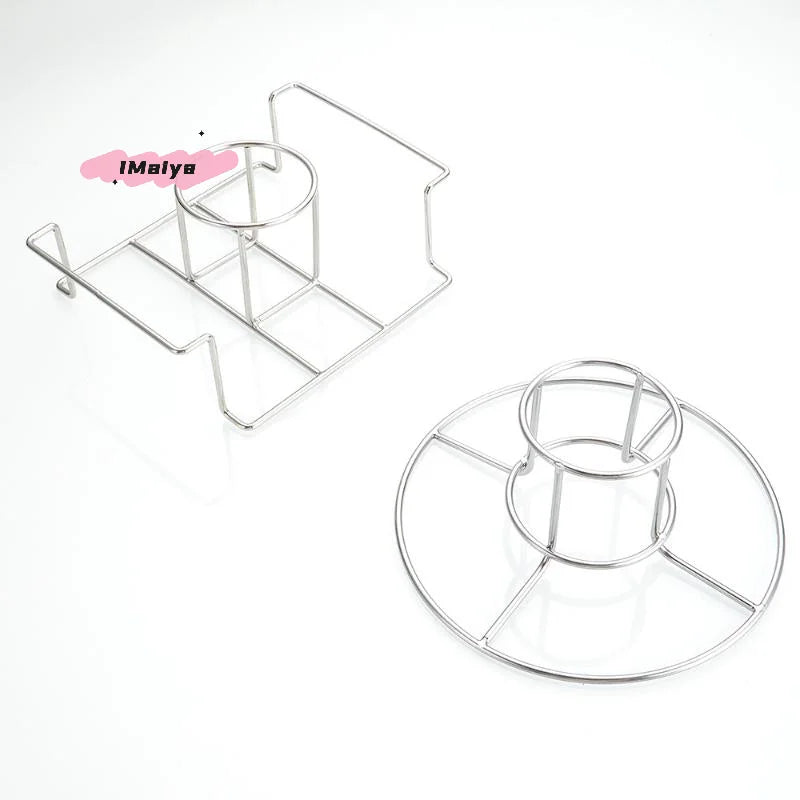 Non-Stick Chicken Roaster Rack Food Grade Stainless Steel Vertical Chicken Holder for Barbecue Cooking Kitchen Accessory